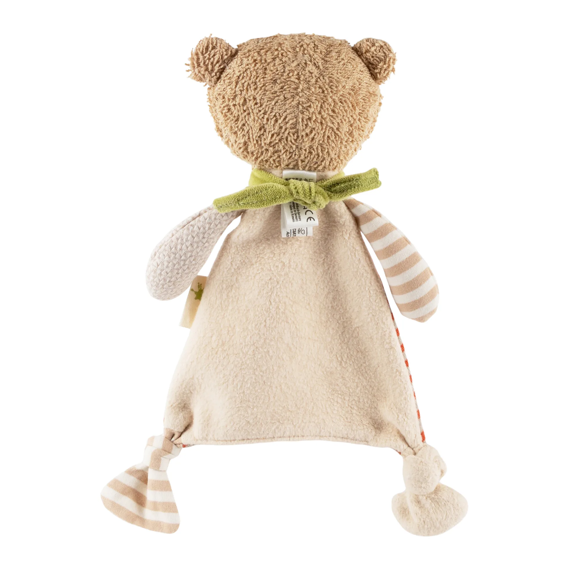 Bio Baby Schnuffeltuch Bär, Green