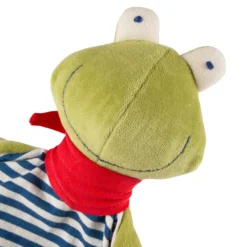Bio Baby Schnuffeltuch Frosch, Green