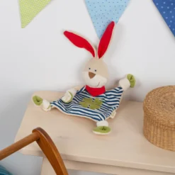 Bio Baby Schnuffeltuch Hase, Green