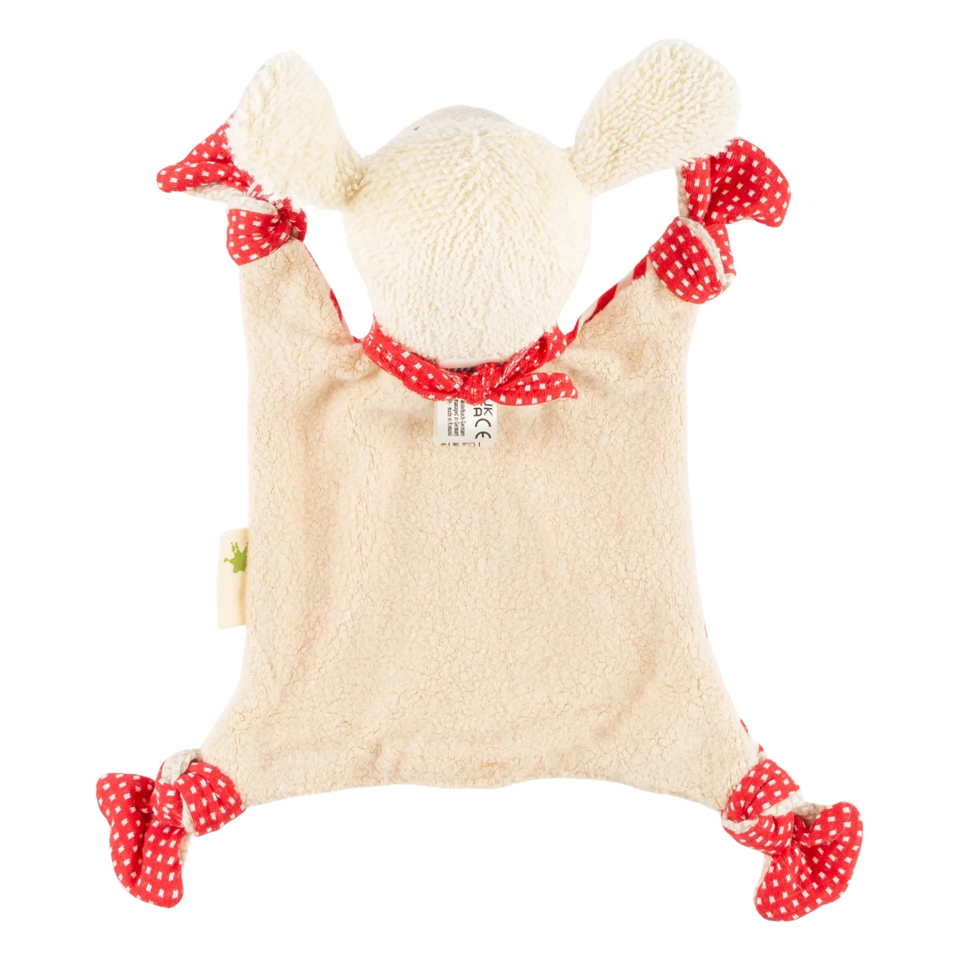 Bio Baby Schnuffeltuch Schaf, Green