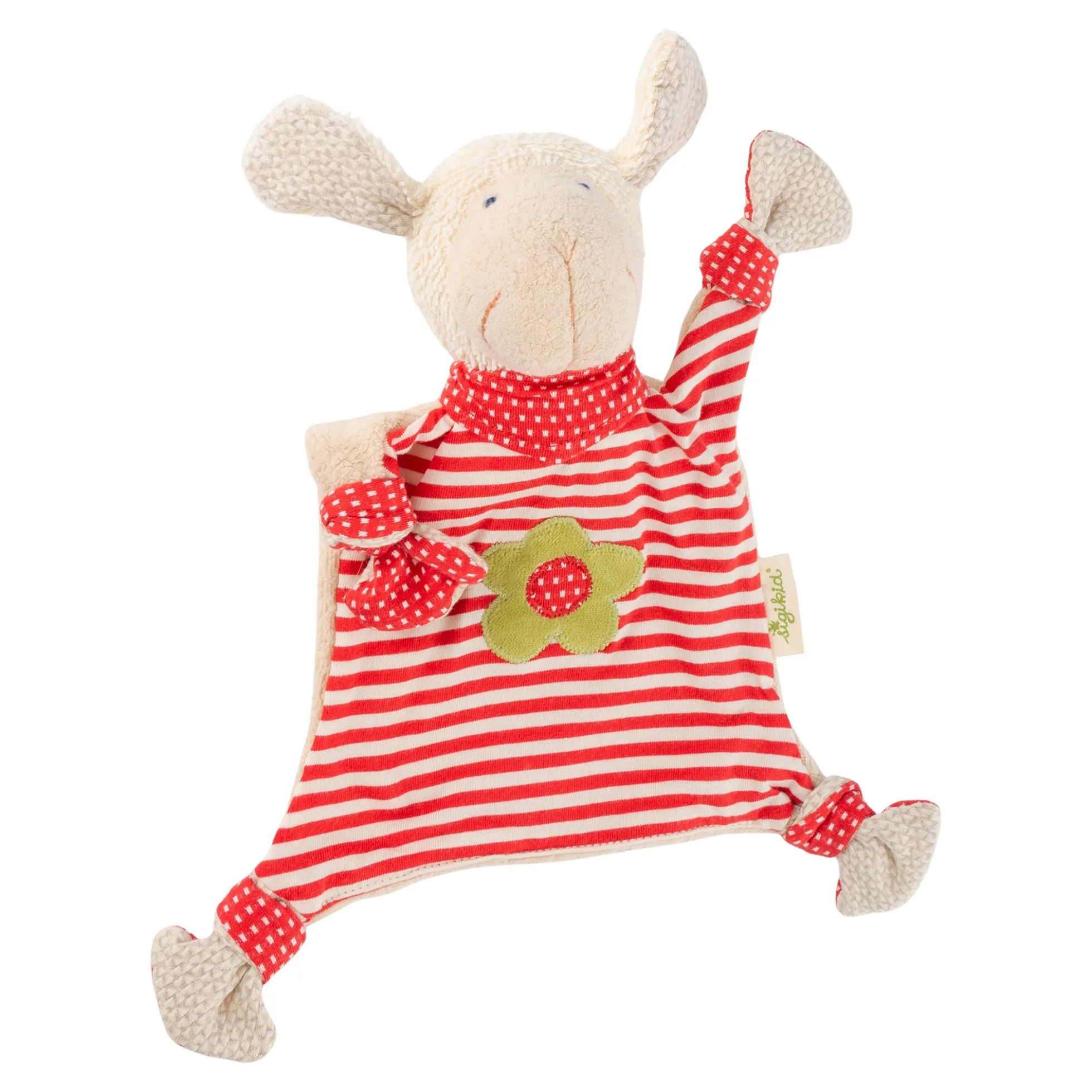 Bio Baby Schnuffeltuch Schaf, Green