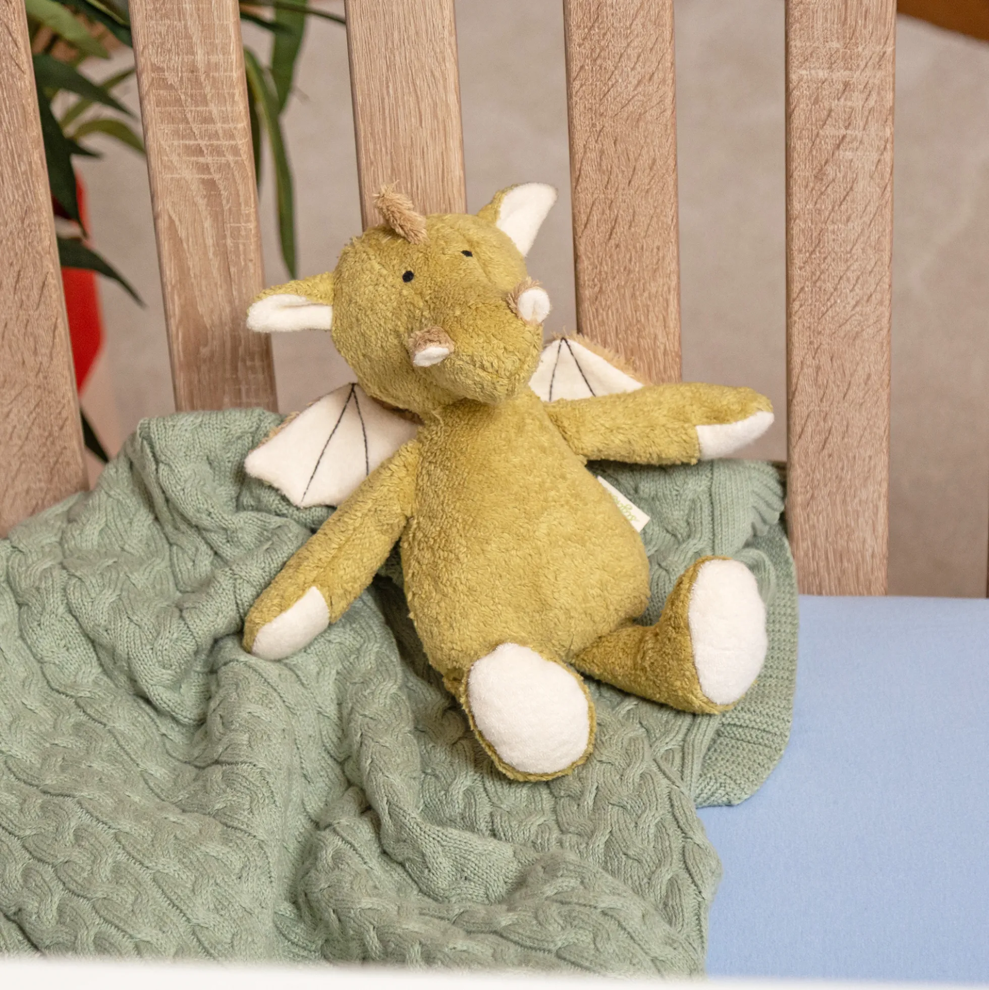 Bio Kuscheltier Drache, Green