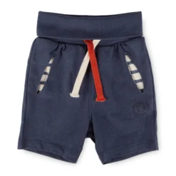 Blaue Baby Bermuda mit Taschen