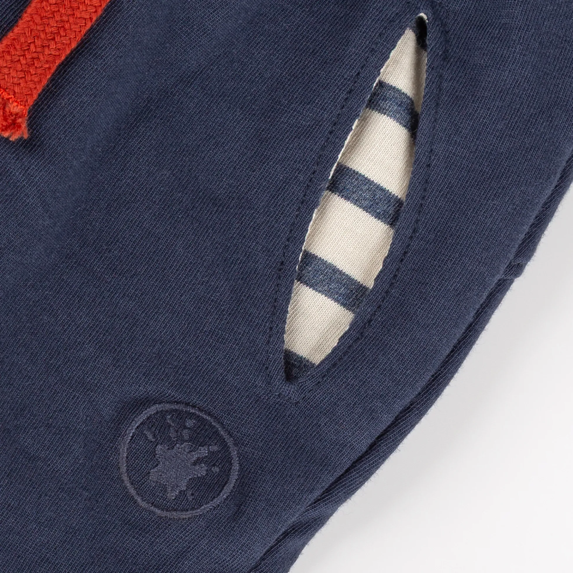 Blaue Baby Bermuda mit Taschen