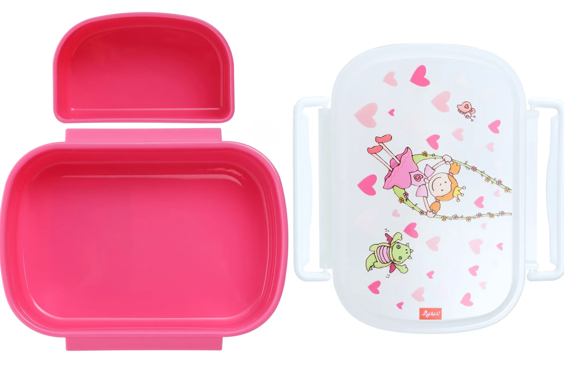 Brotzeitbox für Mädchen in rosa mit Pinky Queeny