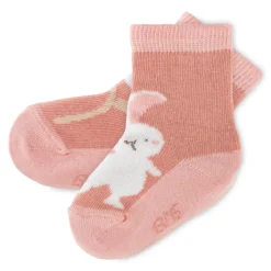 3er Baby Sockenset Häschen, rosa