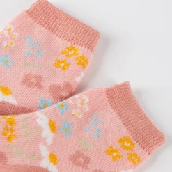 3er Baby Sockenset Häschen, rosa