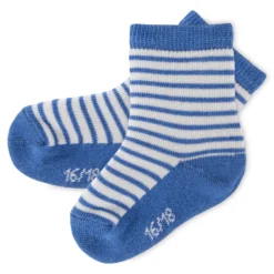 3er Baby Sockenset Wal, blau