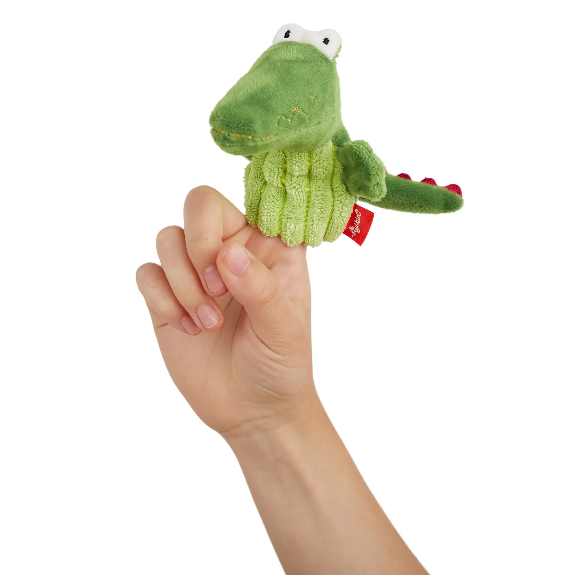 Fingerpuppe Krokodil