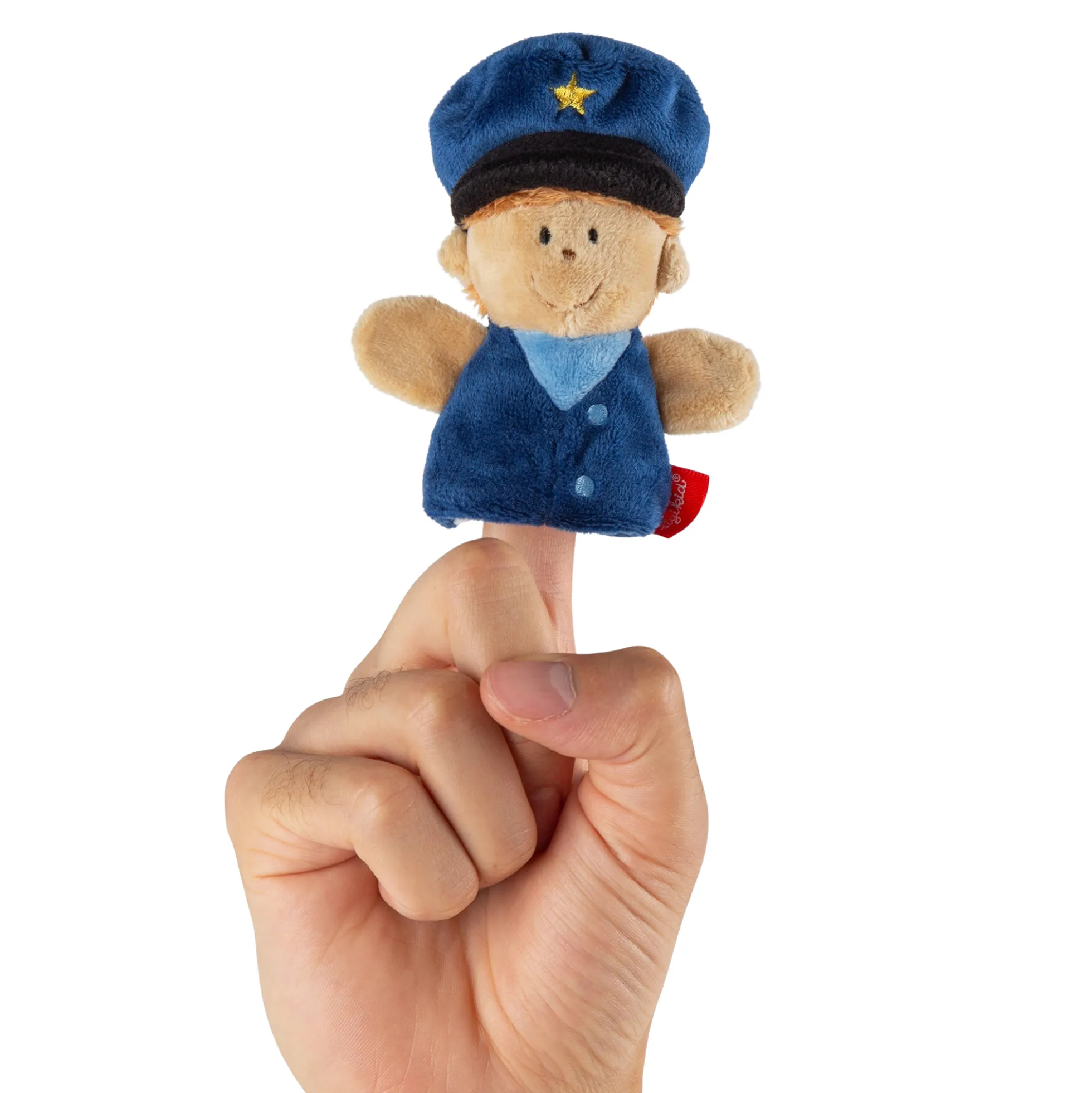 Fingerpuppe Polizist
