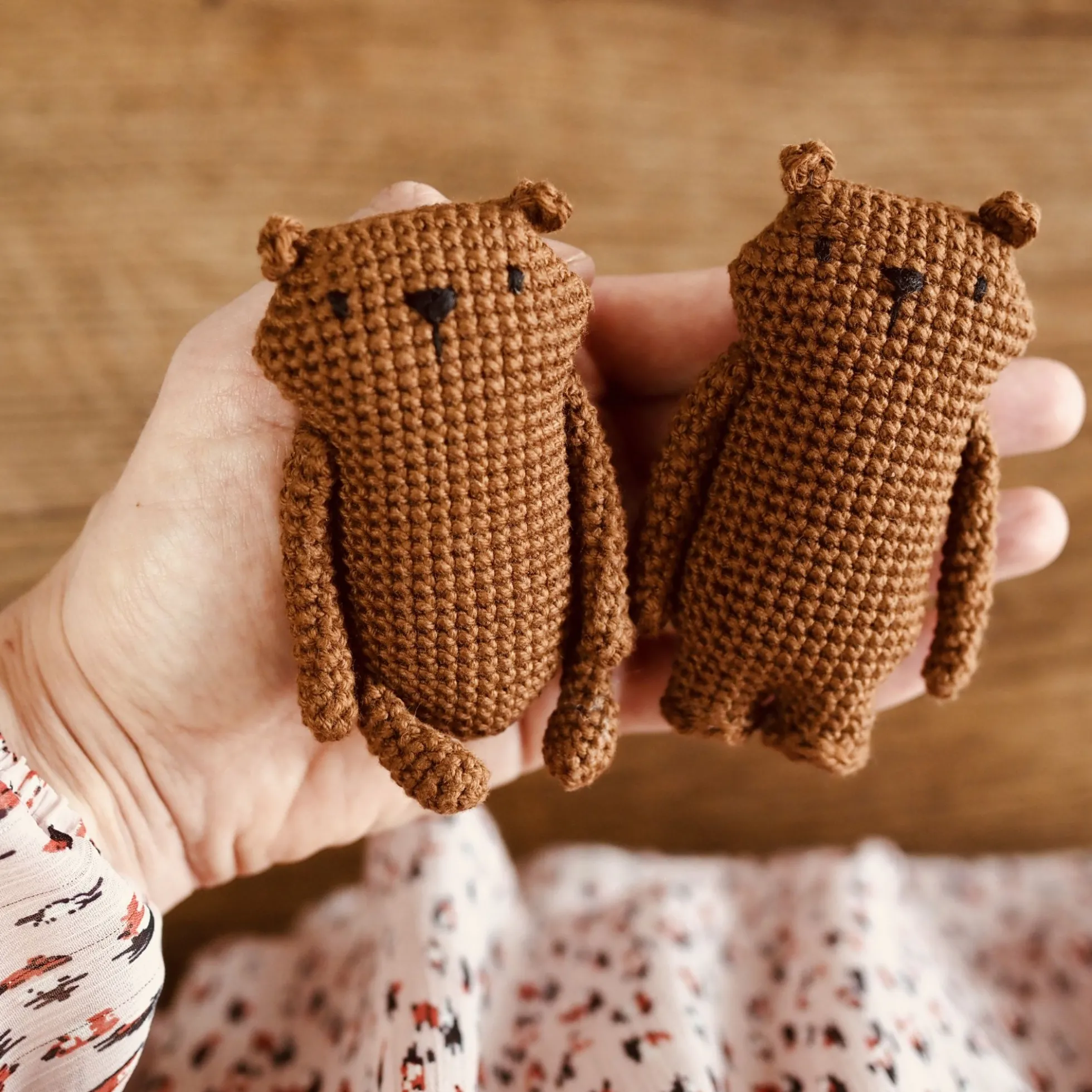 Häkelanleitung Biberbär Mister O'Lui mini
