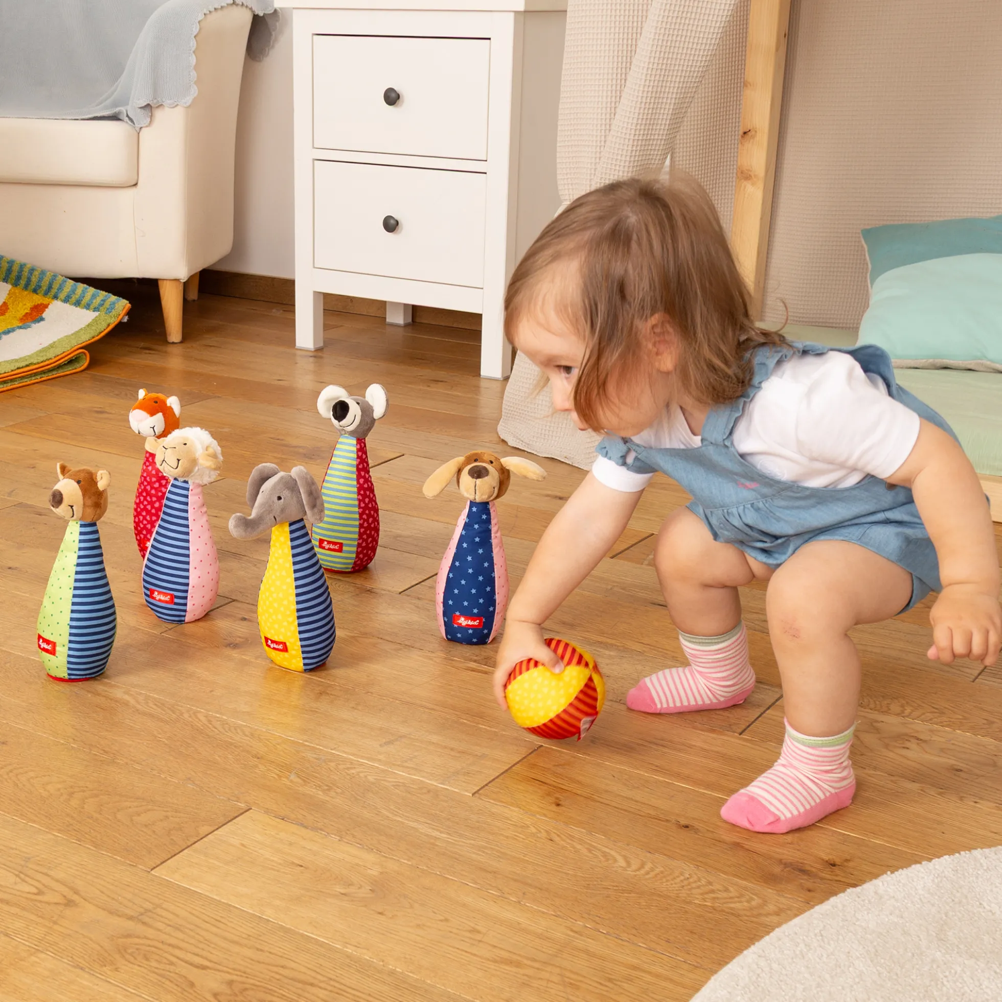 Kegelspiel für Kleinkinder