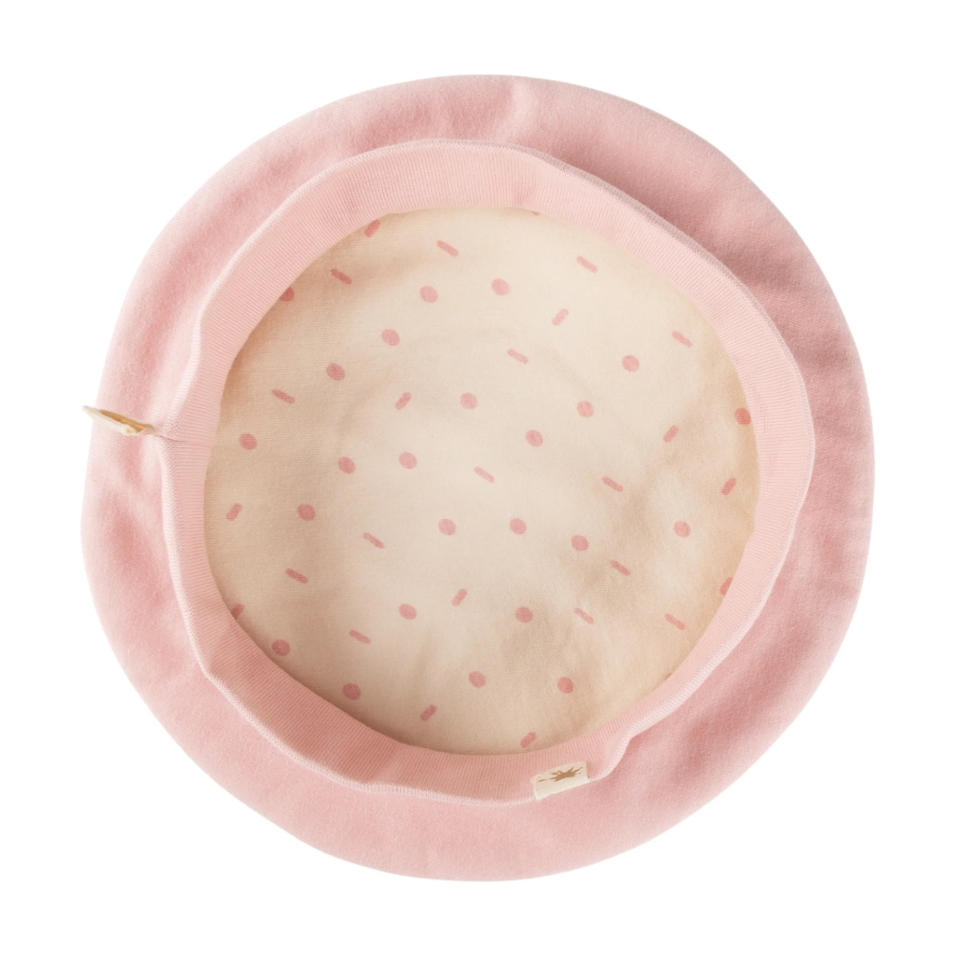 Kinder Baskenmütze hellrosa, Petit Croissant