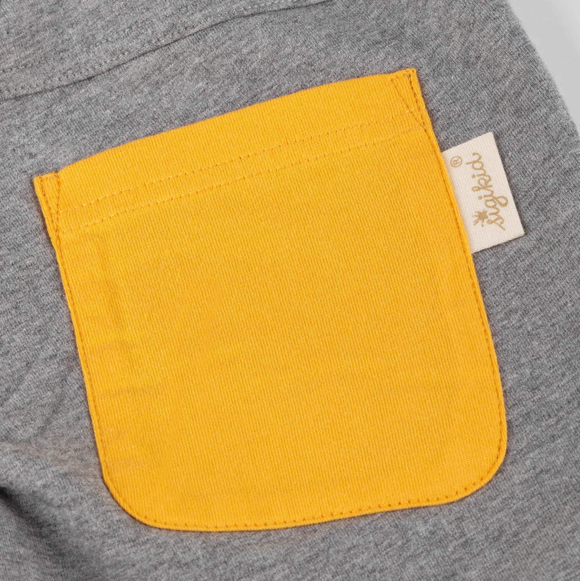 Kinder Bermuda mit Cargotasche, grau