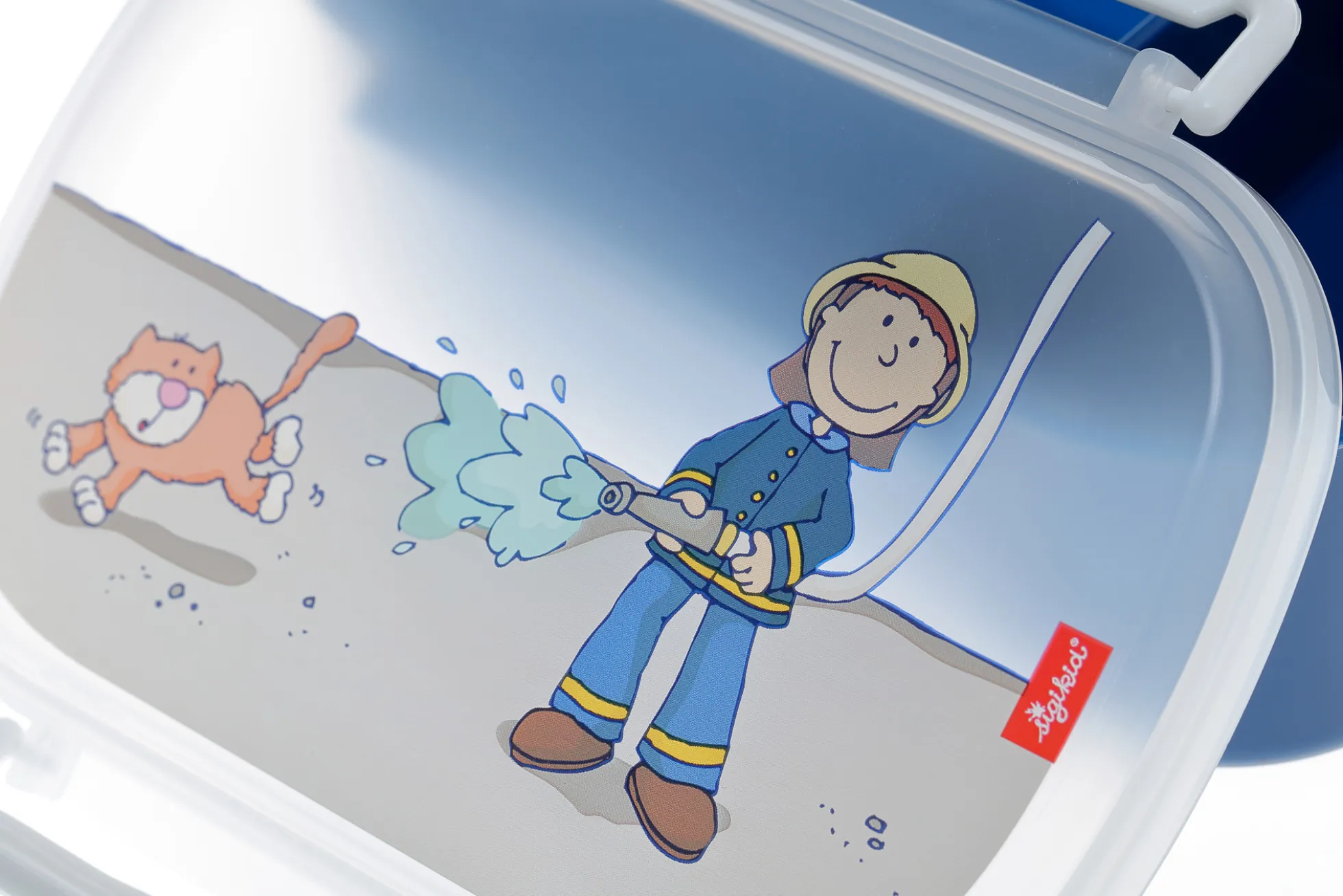 Kinder Brotzeitbox für Jungen, Frido Firefighter