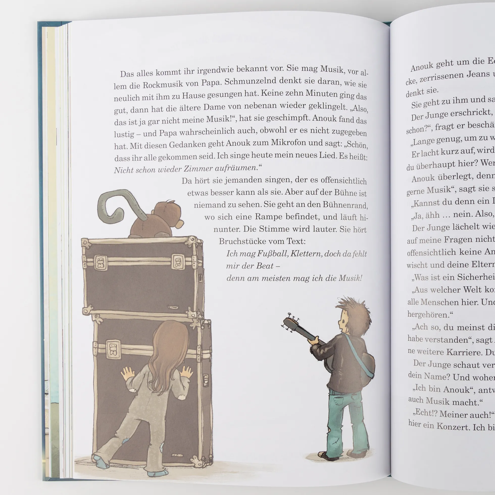 Kinderbuch Anouk, die nachts auf Reisen geht