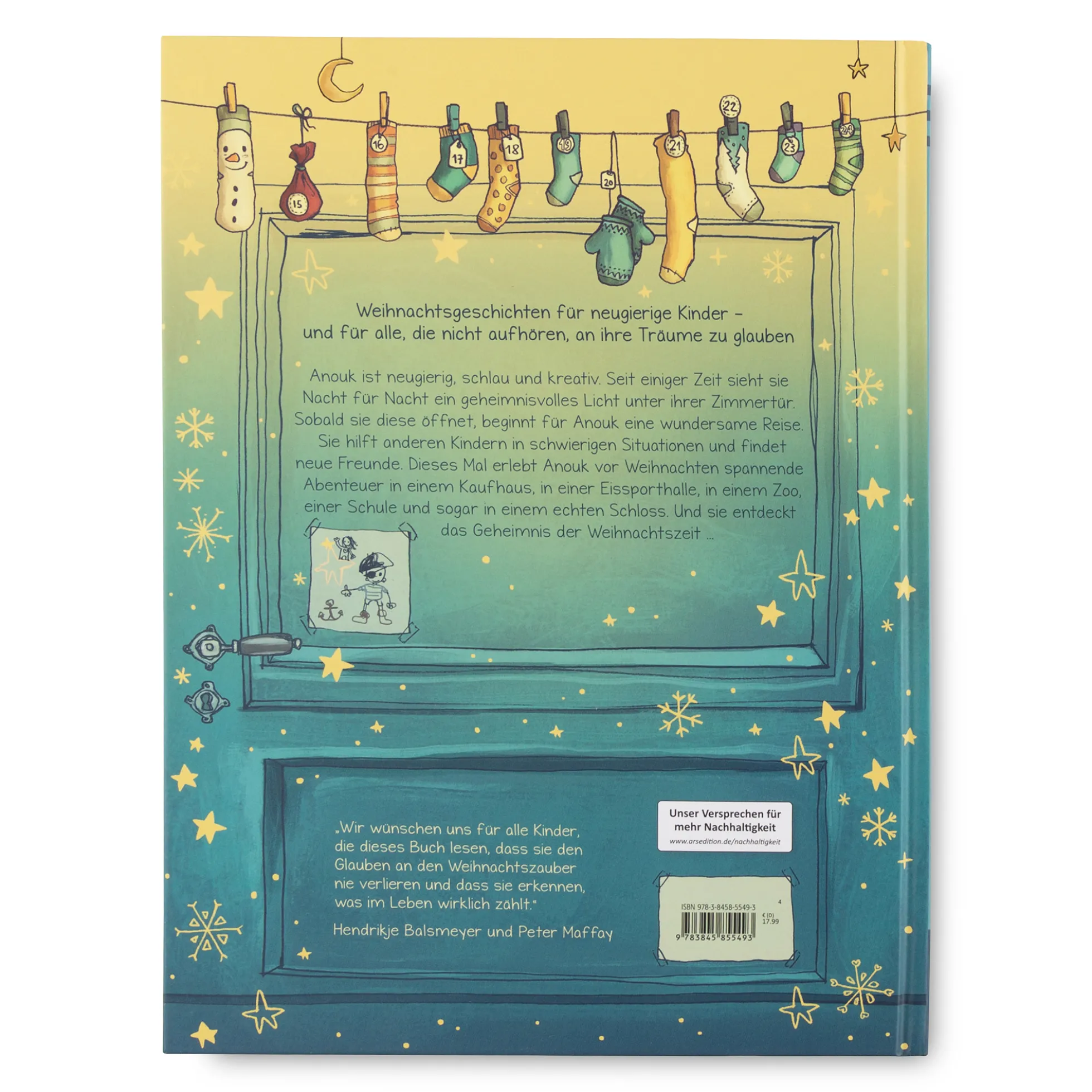 Kinderbuch Anouk und das Geheimnis der Weihnachtszeit
