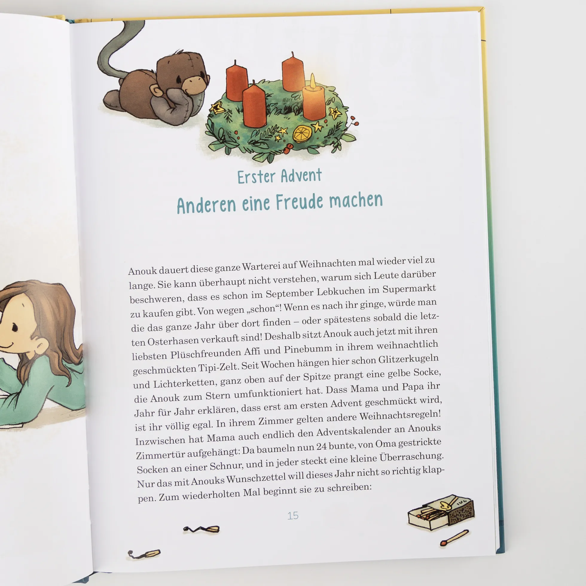 Kinderbuch Anouk und das Geheimnis der Weihnachtszeit