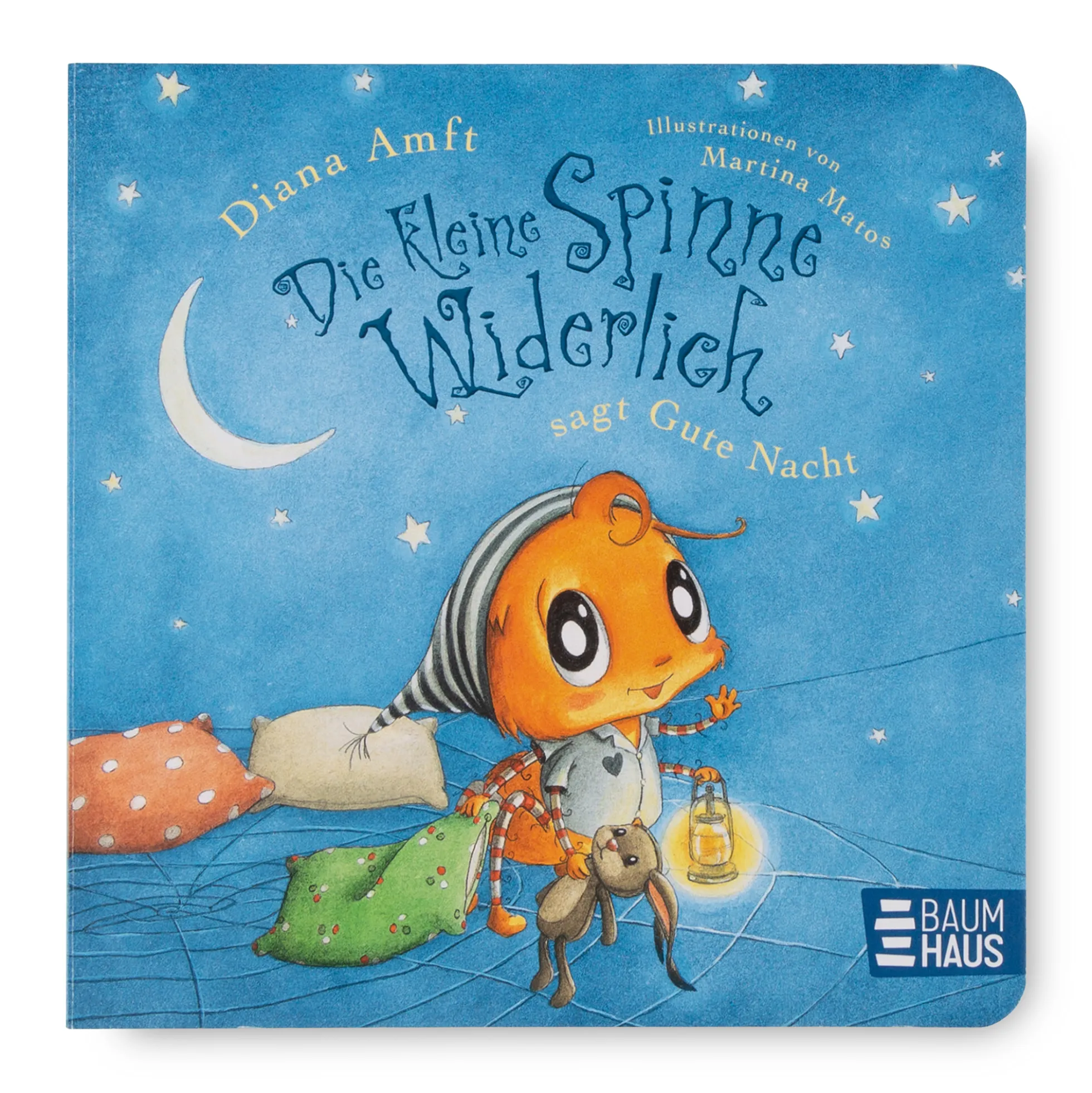 Kinderbuch Die kleine Spinne Widerlich sagt Gute Nacht - Pappbilderbuch