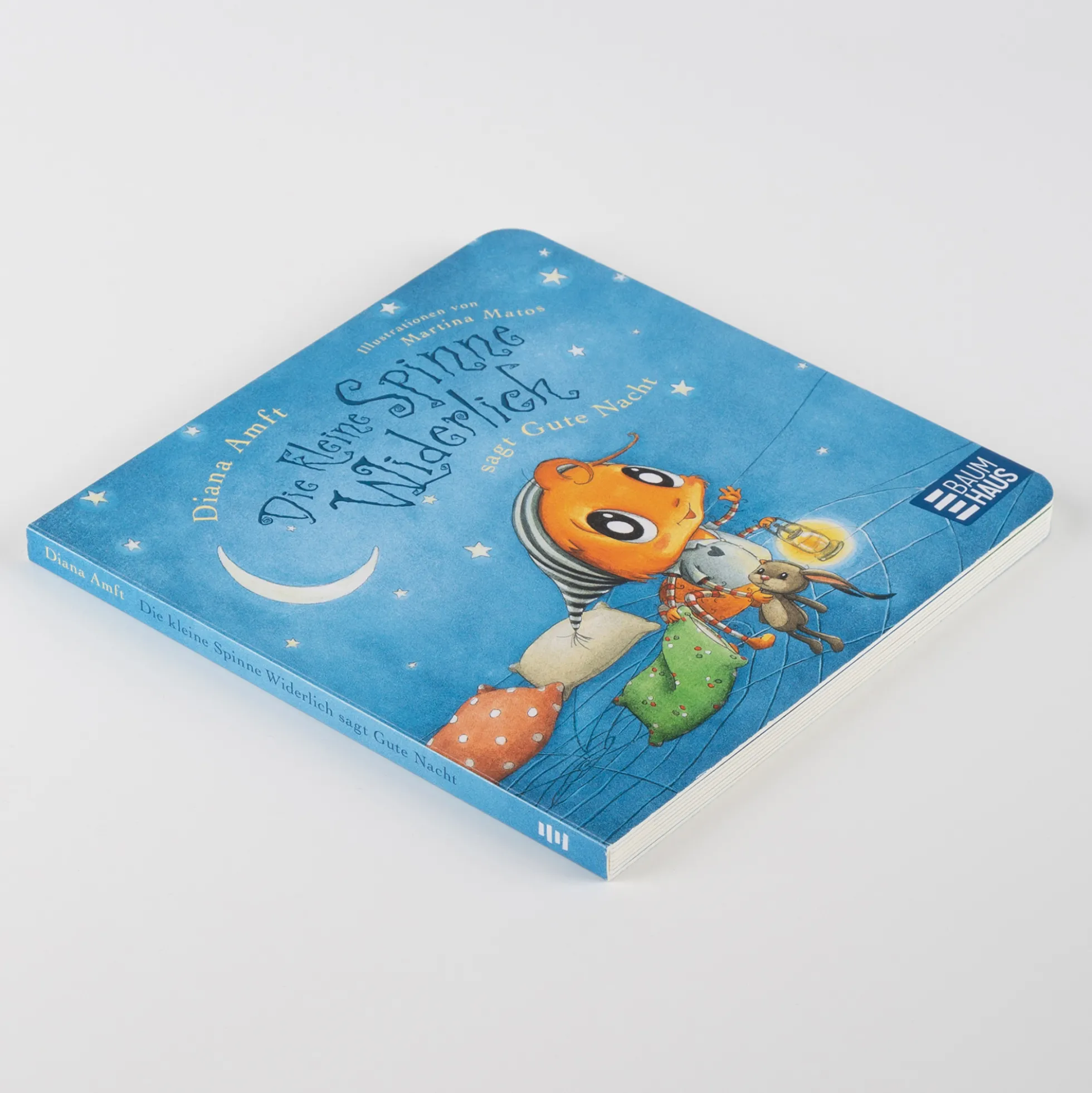 Kinderbuch Die kleine Spinne Widerlich sagt Gute Nacht - Pappbilderbuch