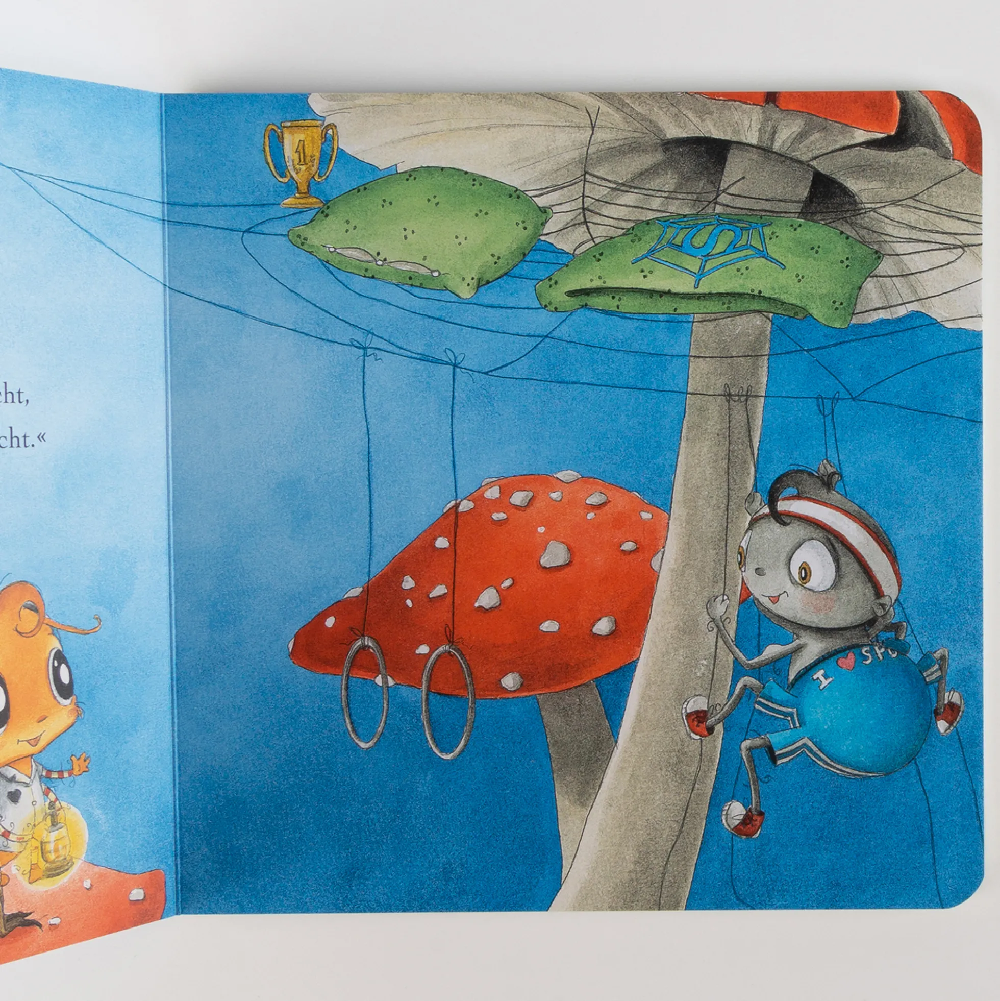 Kinderbuch Die kleine Spinne Widerlich sagt Gute Nacht - Pappbilderbuch