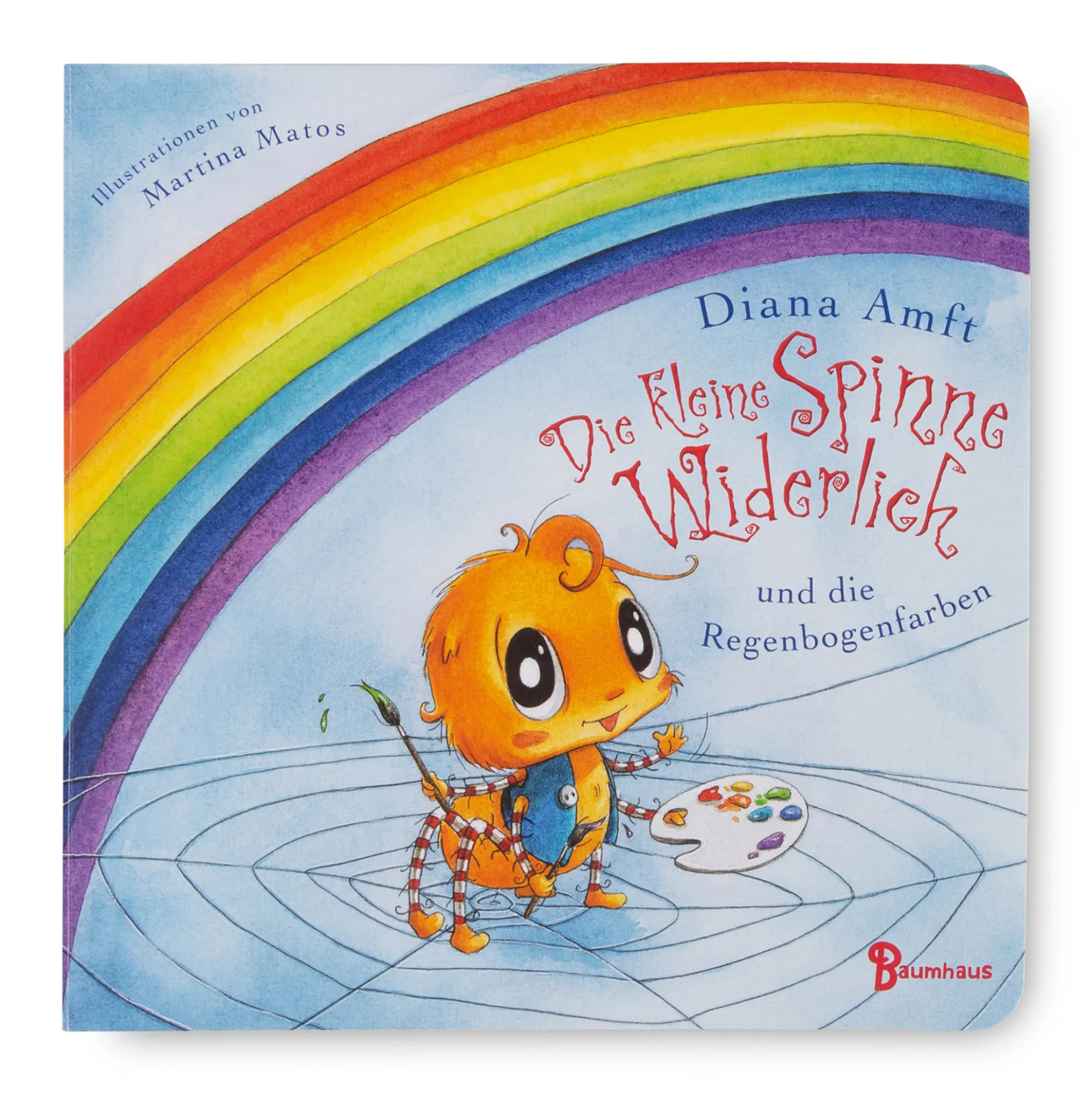 Kinderbuch Die kleine Spinne Widerlich und die Regenbogenfarben - Pappbilderbuch