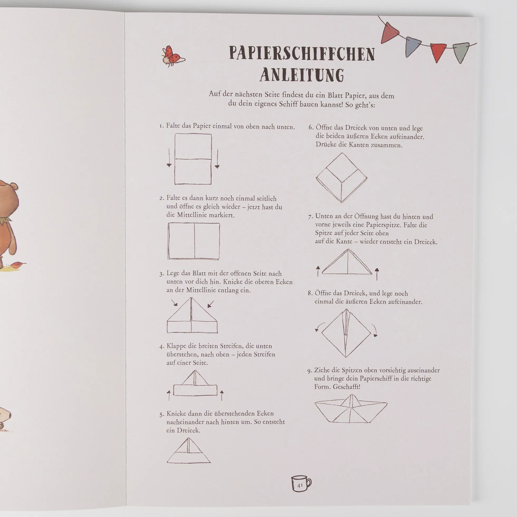 Kinderbuch Mister O'Lui - Basteln & Spielen