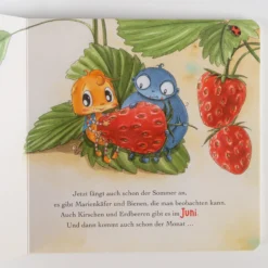 Kinderbuch Mit der kleinen Spinne Widerlich durch das Jahr - Pappbilderbuch