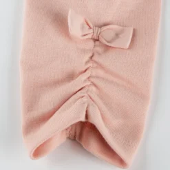 Kinder Capri Leggings seitlich gerafft, rosa