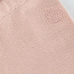Kinder Capri Leggings seitlich gerafft, rosa
