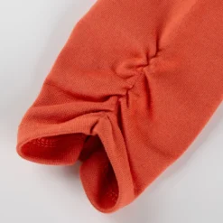 Kinder Capri Leggings seitlich gerafft, orange