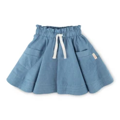 Kinder Chambray-Rock, hellblau, Funny Dog