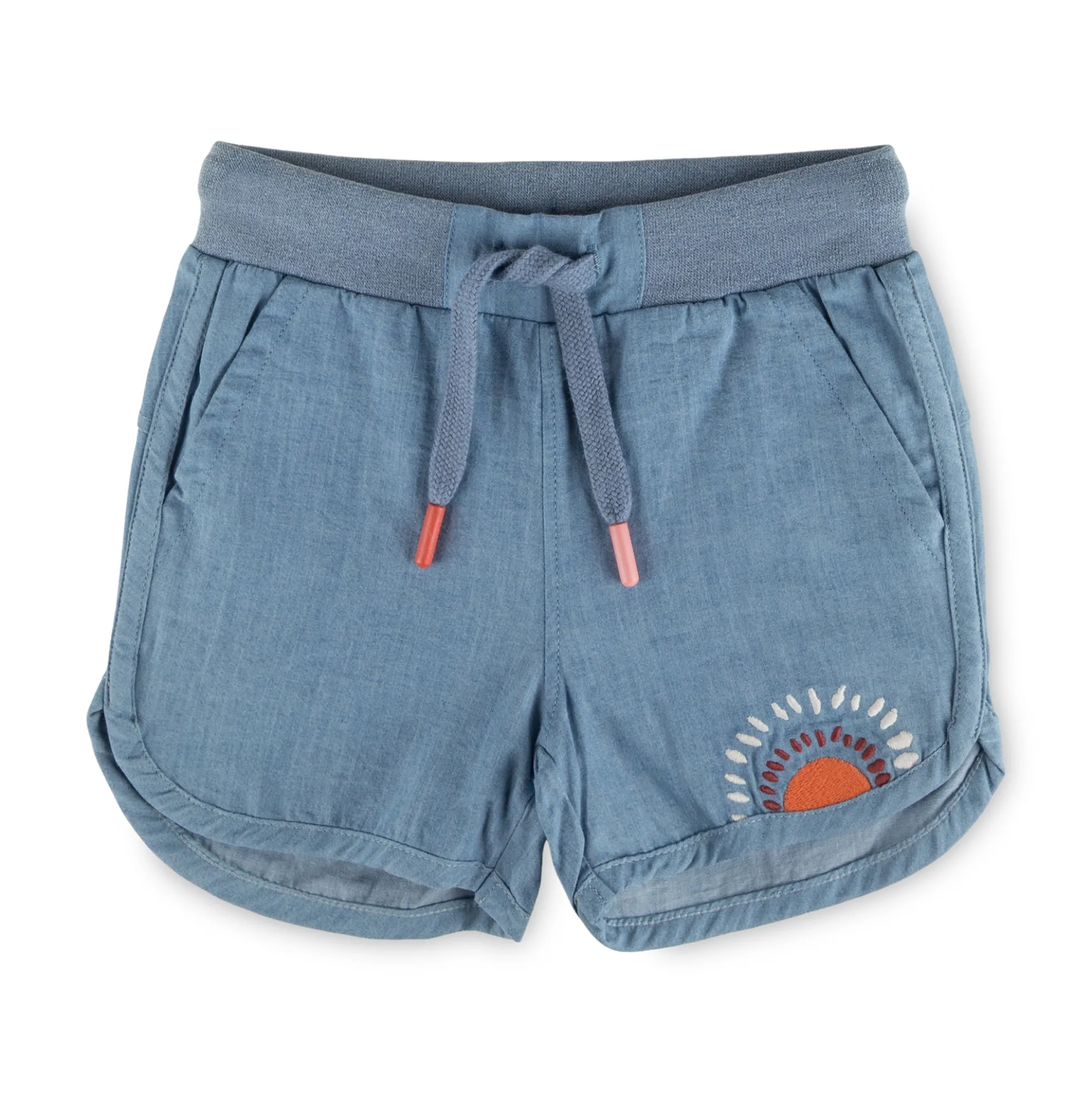 Kinder Chambray Shorts Savanne, hellblau