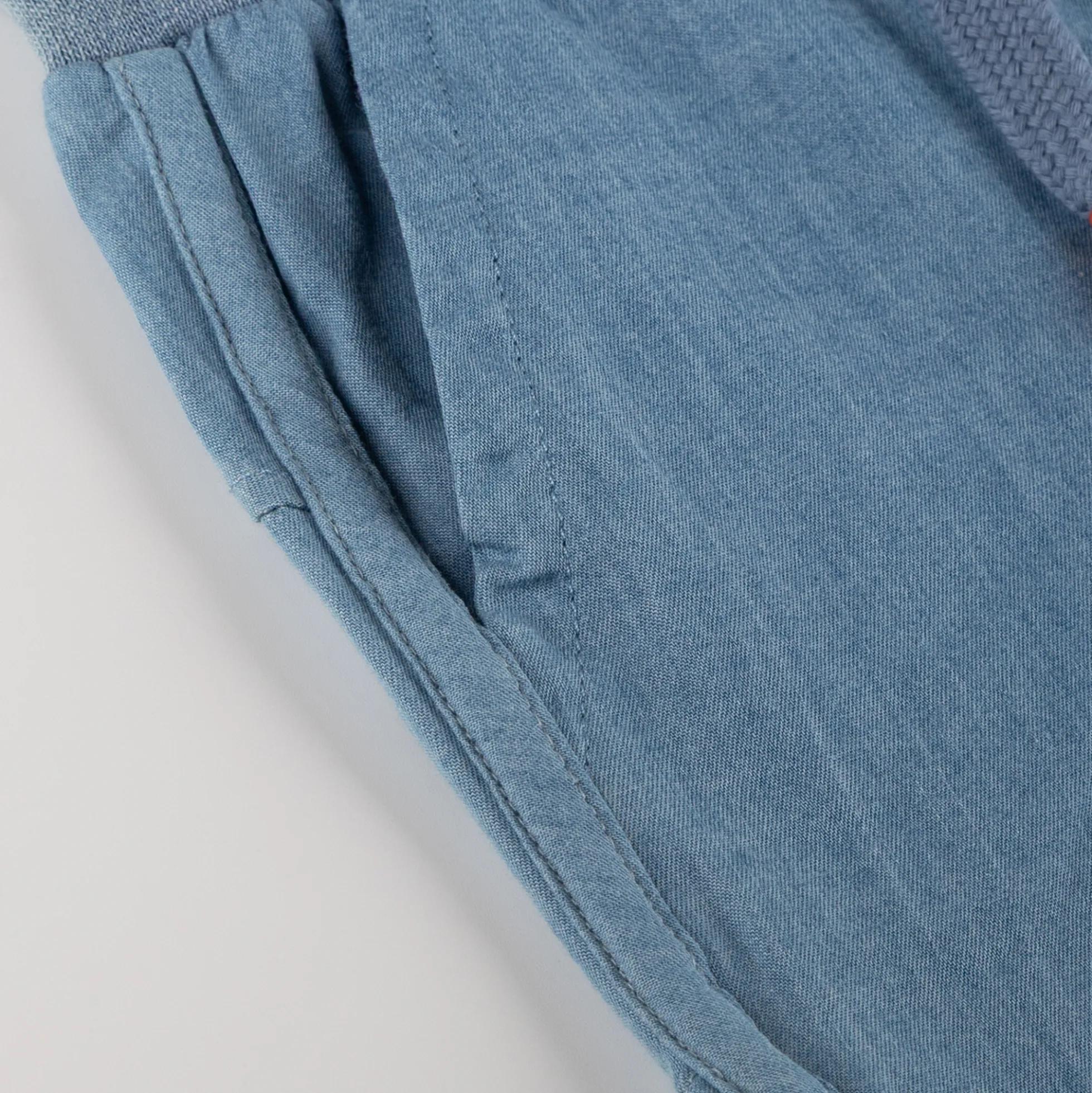 Kinder Chambray Shorts Savanne, hellblau