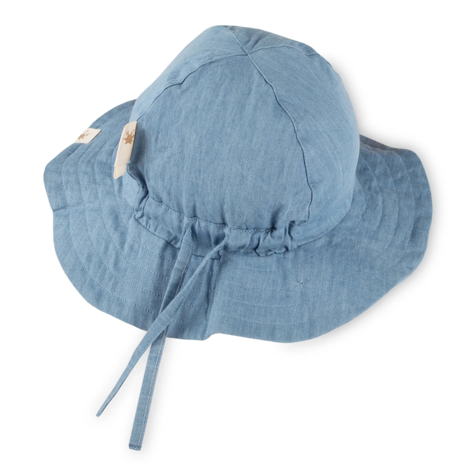 Kinder Chambray Sonnenhut, hellblau