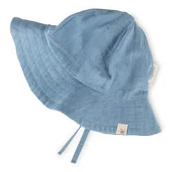 Kinder Chambray Sonnenhut, hellblau