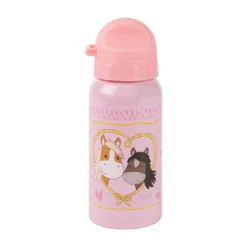 Kinder Edelstahl-Trinkflasche Pony Love