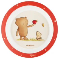Kinder Geschirr-Set Mister O'Lui Biberbär, rPET