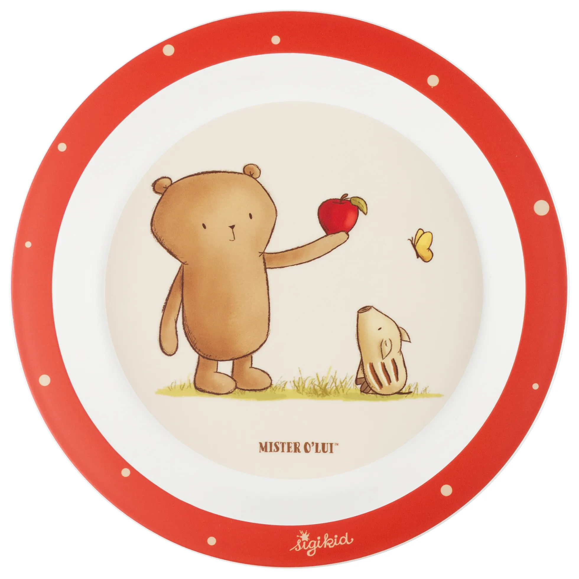 Kinder Geschirr-Set Mister O'Lui Biberbär, rPET