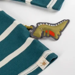 Kinder Henleyshirt mit Brusttasche, Dino Fun