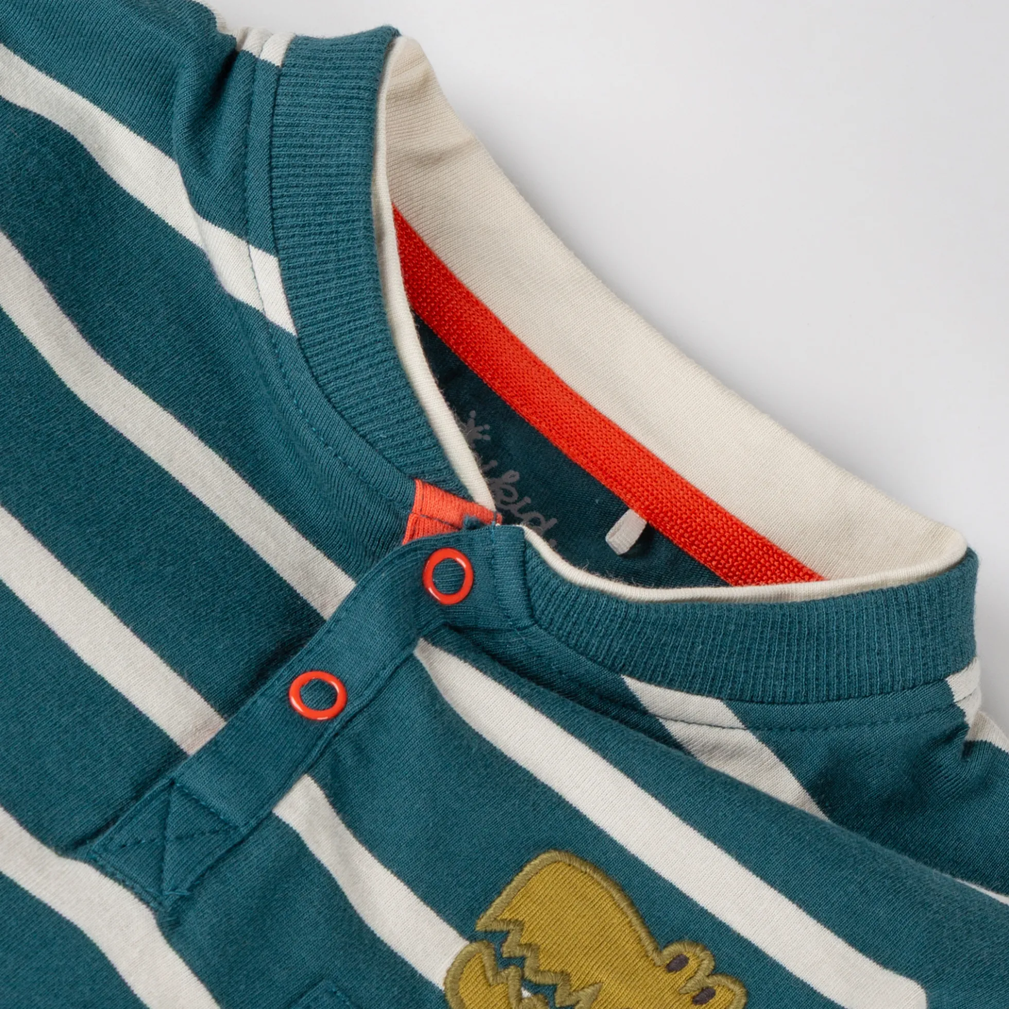 Kinder Henleyshirt mit Brusttasche, Dino Fun