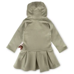 Kinder Hoody Sweatkleid mit Faltenrock, Petit Croissant