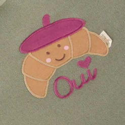 Kinder Hoody Sweatkleid mit Faltenrock, Petit Croissant