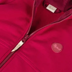 Kinder Kapuzen Sweatjacke Herz, pink