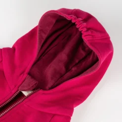 Kinder Kapuzen Sweatjacke Herz, pink