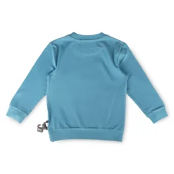 Kinder Langarmshirt Bär, blau