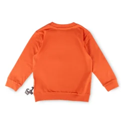 Kinder Langarmshirt Dachs, orange