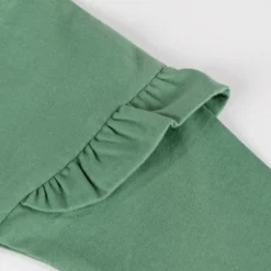 Kinder Langarmshirt Katze, grün