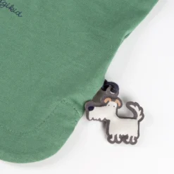 Kinder Langarmshirt Katze, grün