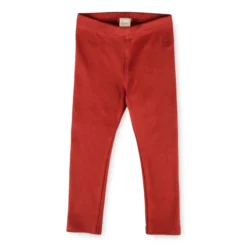 Kinder Leggings, orangerot